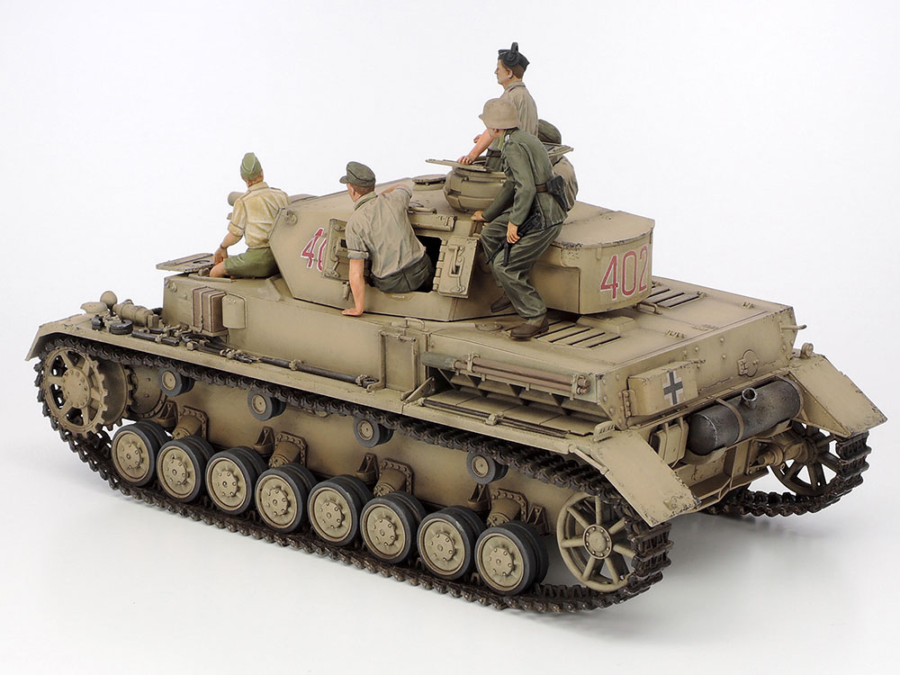 タミヤ スケール限定商品 1/35 ドイツIV号戦車F型・伝令バイクセット 