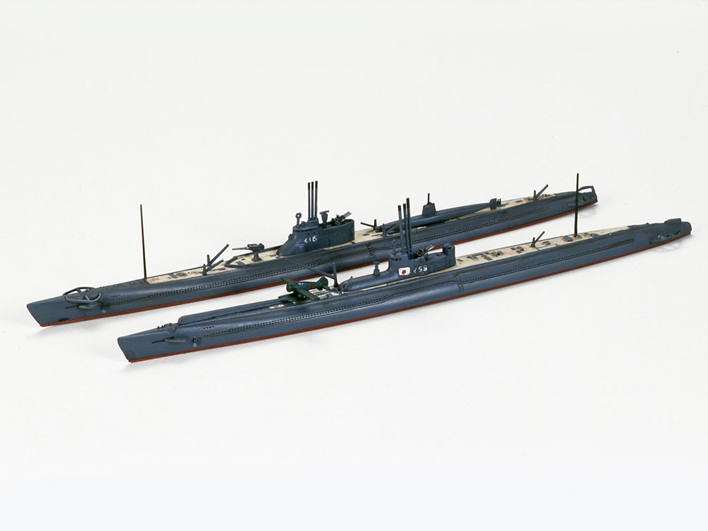 タミヤ 1/700 ウォーターラインシリーズ 日本潜水艦 伊-16/伊-58 （2艦