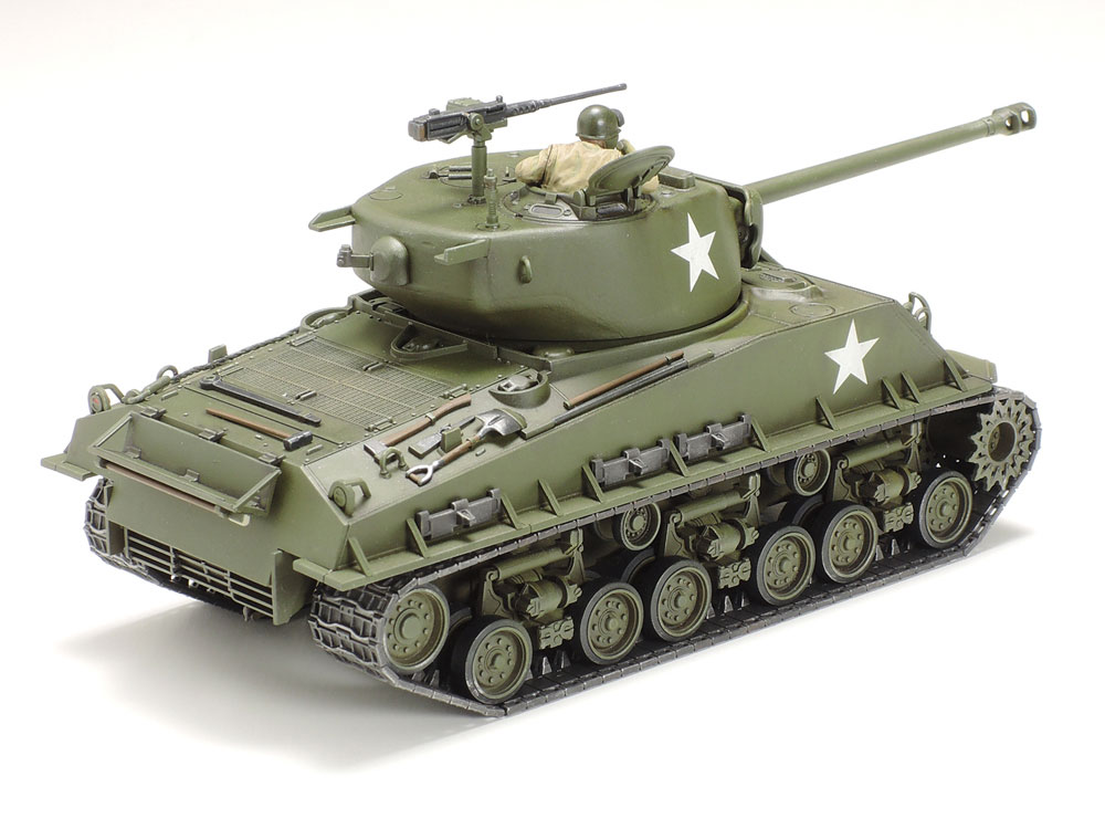 神通模型田宮TAMIYA 1/48 32595 美國戰車坦克M4A3E8雪曼(怒火特攻隊 