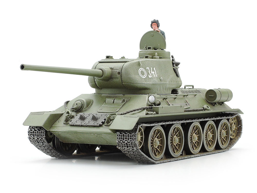 タミヤ 1/48 ミリタリーミニチュアシリーズ ソビエト中戦車 T-34-85