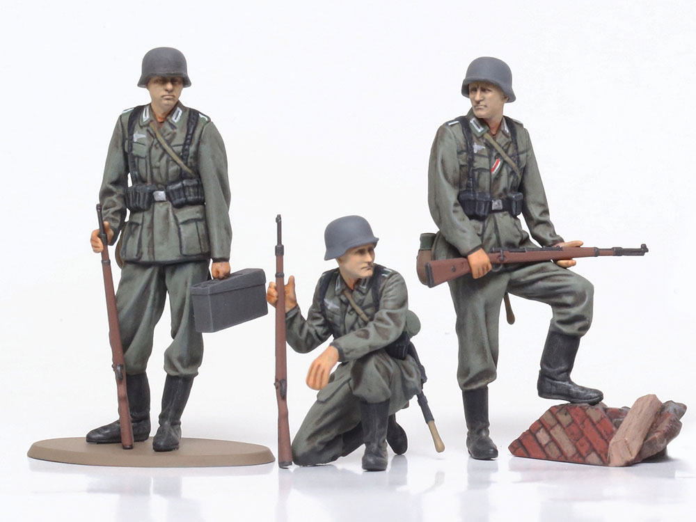 タミヤ 1/48 ミリタリーミニチュアシリーズ WWII ドイツ歩兵セット