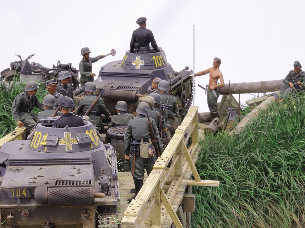 1/35 ドイツⅠ号戦車B型」を使用した嘉瀬氏の情景作品 | タミヤ