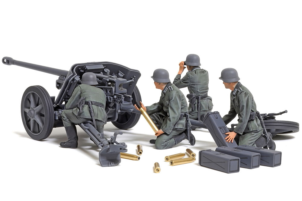 タミヤ 1/35 ミリタリーミニチュアシリーズ 1/35 ドイツ 5cm対戦