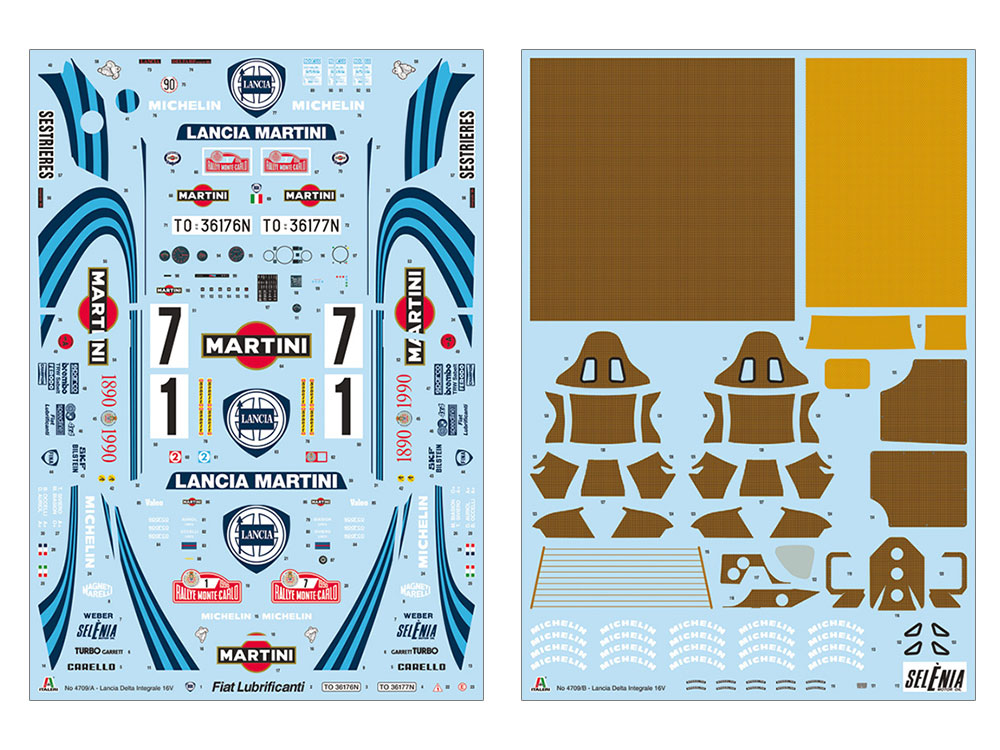 イタレリ 1/12カーモデル 1/12 ランチア デルタ HF インテグラーレ 16V