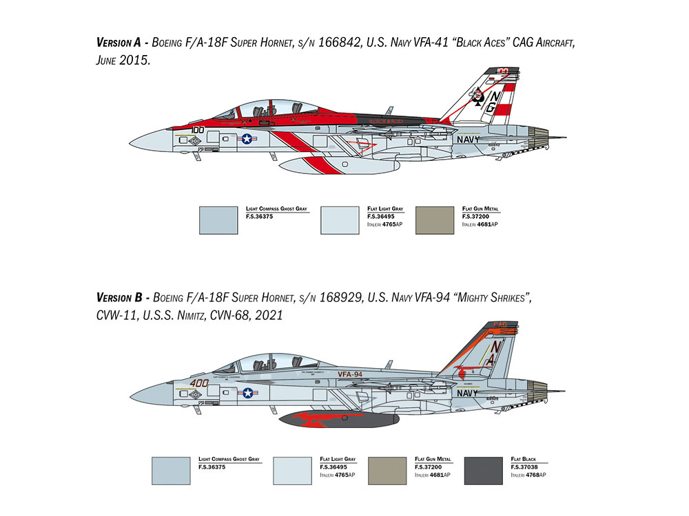 イタレリ 1/48飛行機 1/48 F/A-18F スーパーホーネット 米海軍特別塗装 