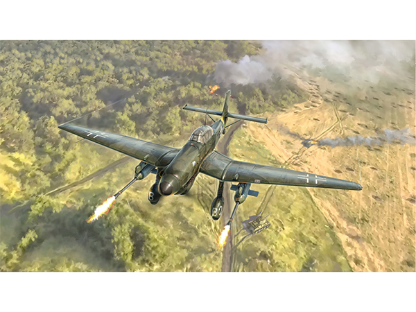 Italelli 38106 2830 1/48 Ju87 G-1 斯图卡·坎诺南沃格尔