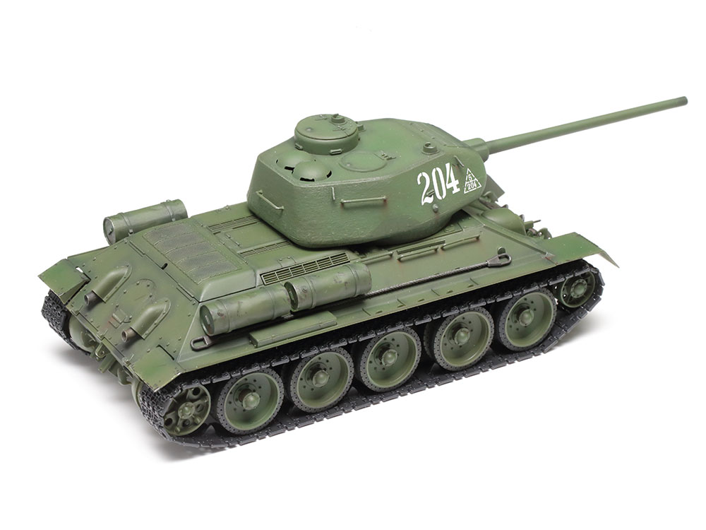 Tamiya 1/35 RC Tank Russian M/T T34/85 Kit w/2.4GHz Tx/Rx 