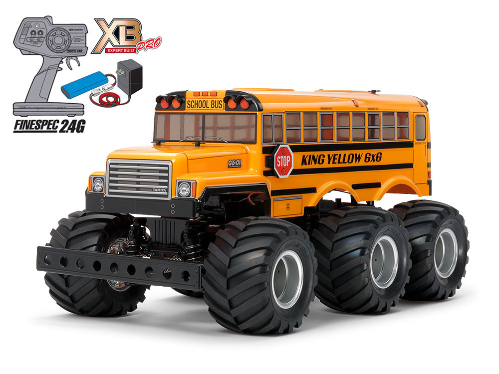 タミヤ XBシリーズ 1/18RC XB キングイエロー6x6（G6-01シャーシ ...