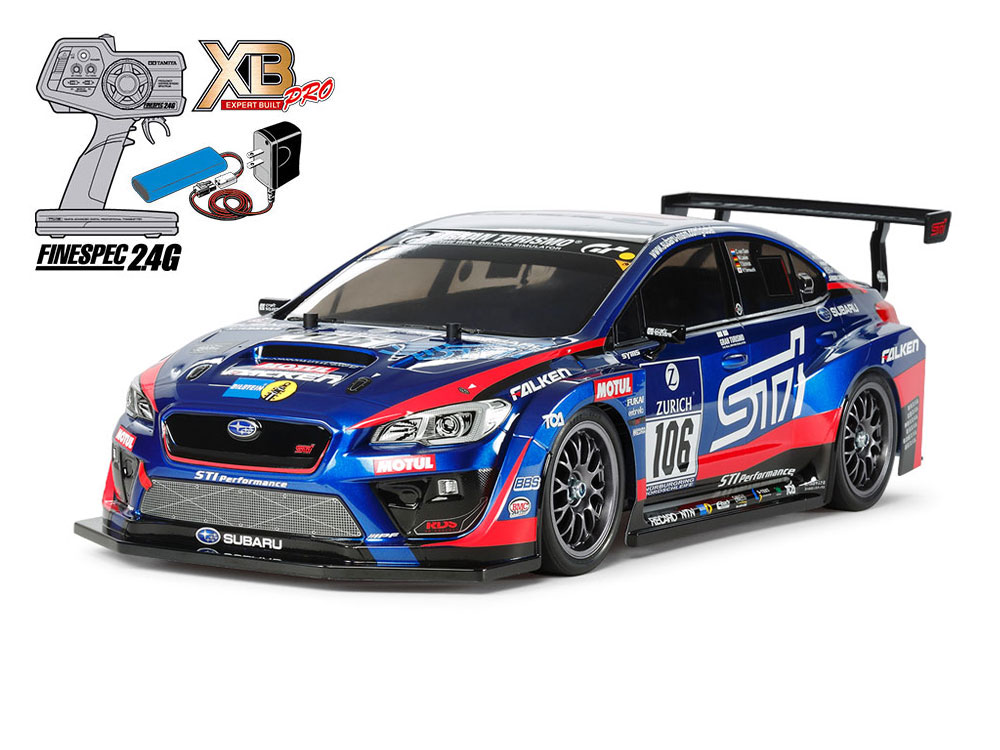 特売日タミヤ SUBARU WRX STI NBRチャレンジ（TT-02シャーシ) 完成ボディ仕様★新品 田宮模型