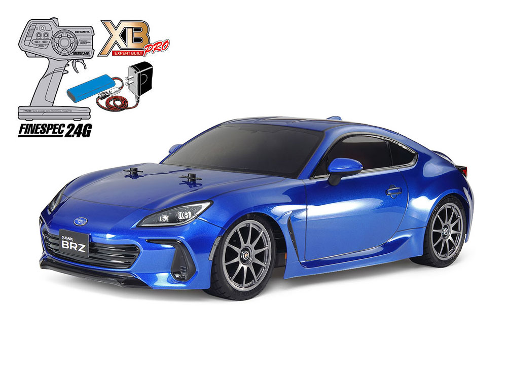 【最安値お得】箱難あり　タミヤ　1/10　ラジコン　スバル　SUBARU　BRZ　（ZD8）　TT-02シャーシキット　新品　ボディ塗装済　未組立 田宮模型