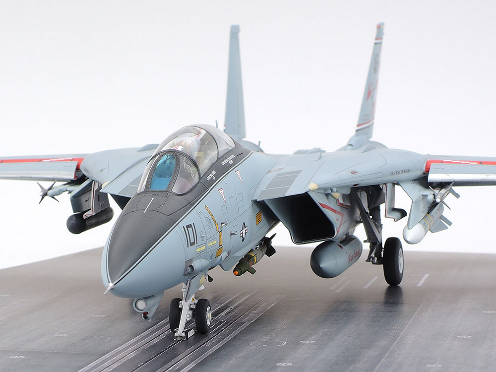 タミヤ 1／ 48 グラマン F-14A トムキャット61122 発艦セット