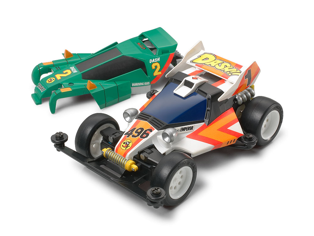 売り半額TAMIYA タミヤ 1\\32 レーサーミニ四駆 ダッシュ1号 皇帝(エンペラー) ダッシュ四駆郎 ミニ四駆 レトロ おもちゃ 未組み立て 長期保管 ミニ四駆