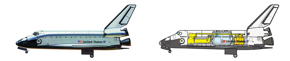 スペースシャトル　オービター プラモデル :: 飛行機 :: スペースシャトル オービター