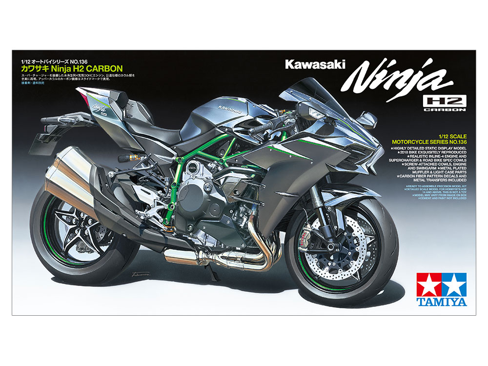 1/12 KAWASAKI NINJA H2 CARBON | TAMIYA