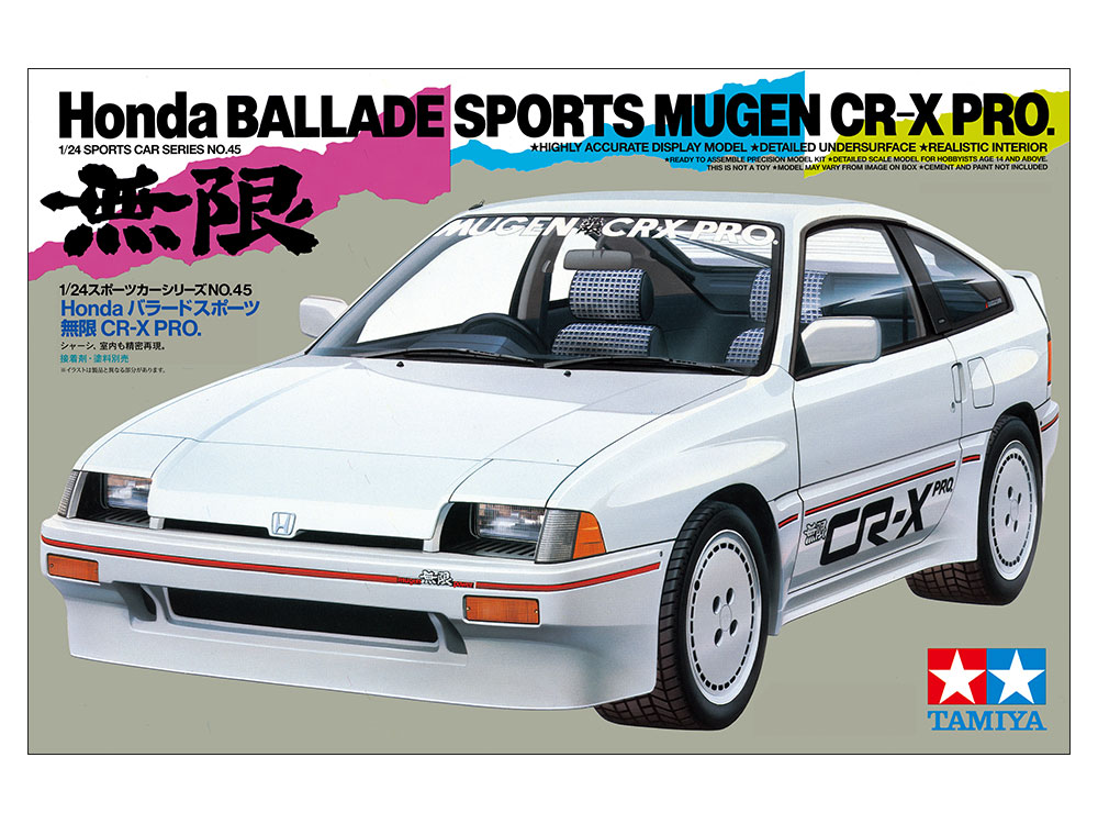 タミヤ 1/24 スポーツカーシリーズ 1/24 Honda バラード スポーツ 無限 CR-X PRO. | タミヤ