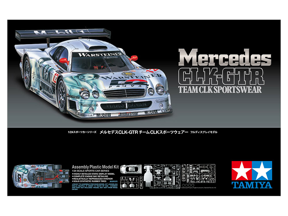 タミヤ 1/24 スポーツカーシリーズ メルセデスCLK-GTR チームCLK ...