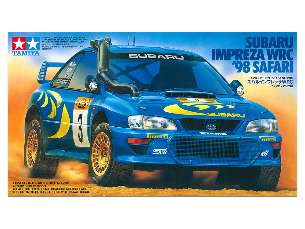 タミヤ 1/24 スポーツカーシリーズ スバル インプレッサ WRC '98 