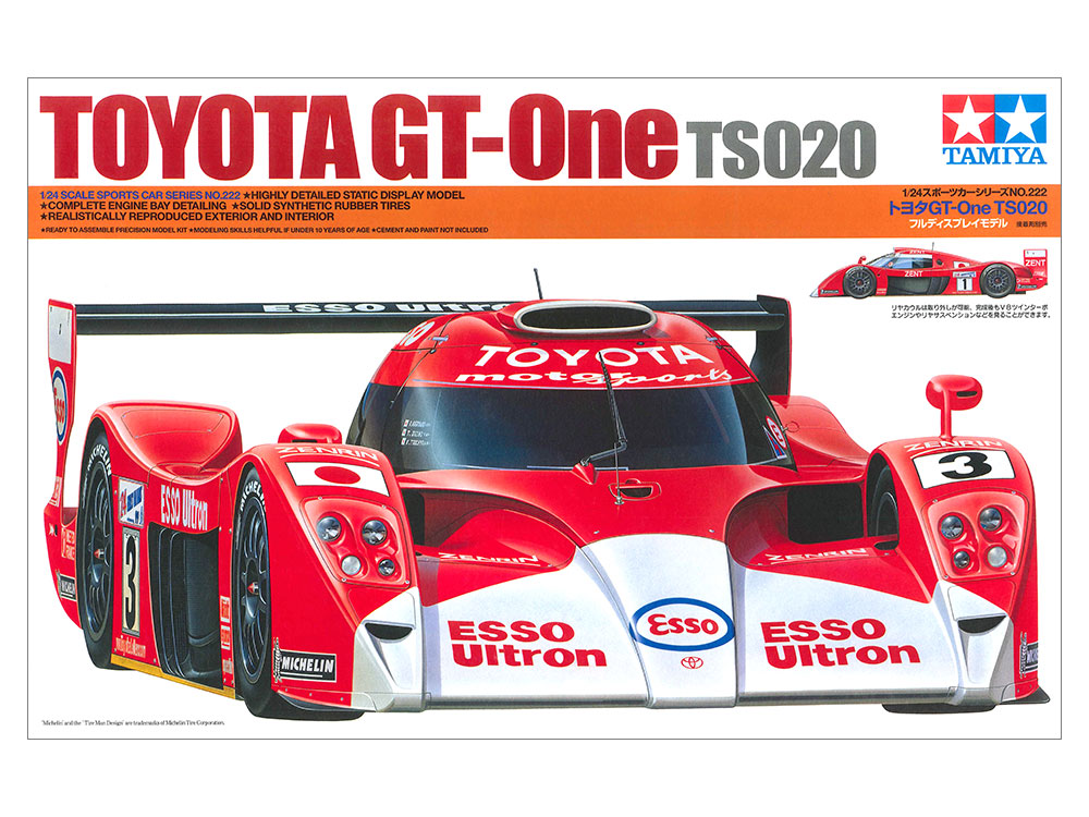 タミヤ 1/24 スポーツカーシリーズ トヨタ GT-One TS020 | タミヤ