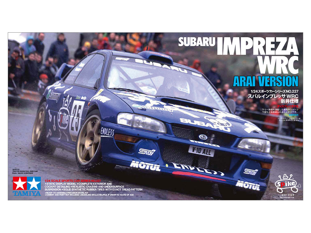 タミヤ 1/24 スポーツカーシリーズ スバル インプレッサ WRC （新井 
