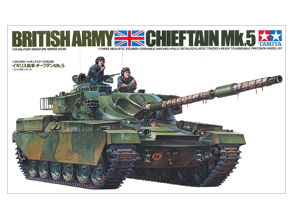 タミヤ 1/35 ミリタリーミニチュアシリーズ イギリス戦車 チーフテンMk 