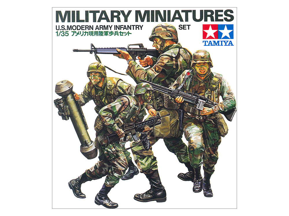 タミヤ 1/35 ミリタリーミニチュアシリーズ アメリカ 現用陸軍歩兵 