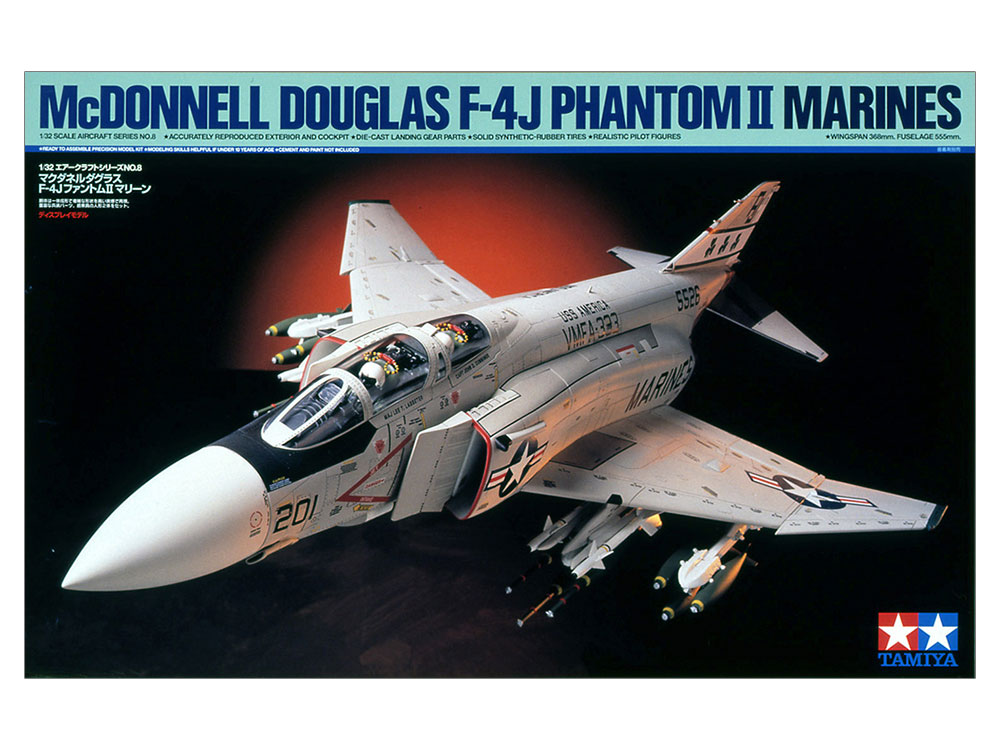 タミヤ 1/32 エアークラフトシリーズ マクダネル・ダグラス F-4J 
