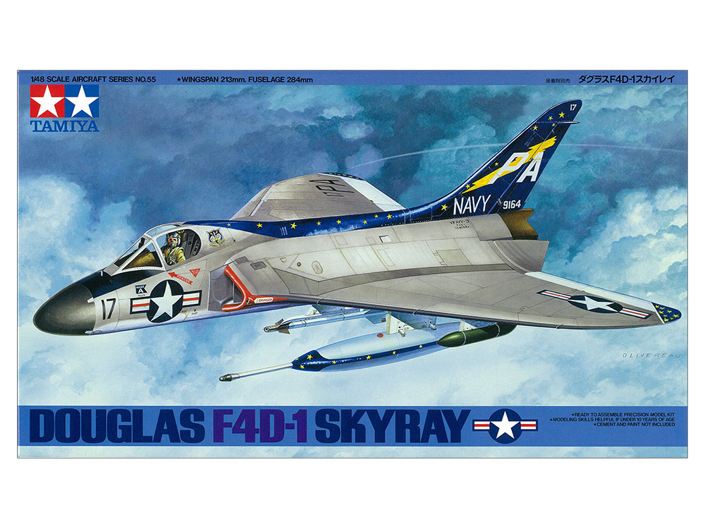 タミヤ 1/48 傑作機シリーズ ダグラス F4D-1 スカイレイ | タミヤ