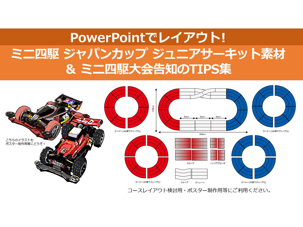 タミヤ ミニ四駆コース ジャパンカップジュニアサーキット JCJC - 模型