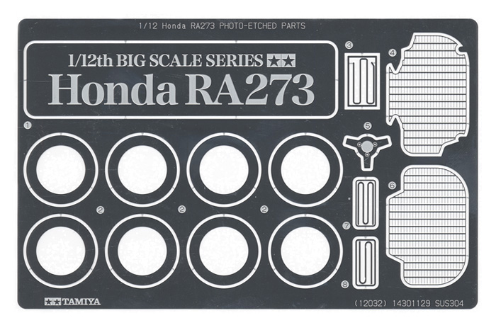 タミヤ 1/12 ビッグスケールシリーズ Honda RA273 （エッチングパーツ 