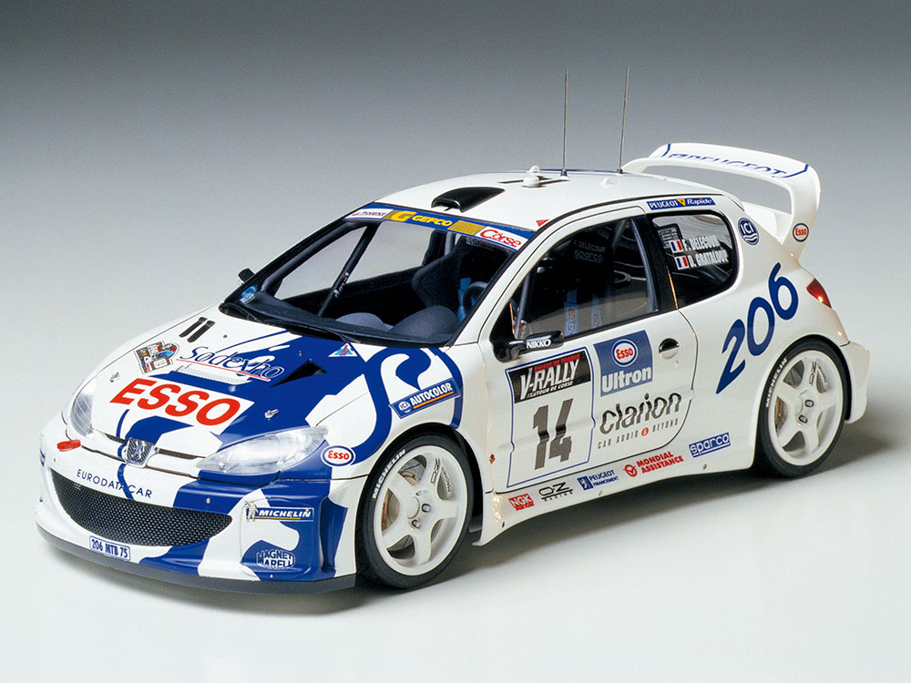 タミヤ 1/24 スポーツカーシリーズ プジョー206WRC | タミヤ