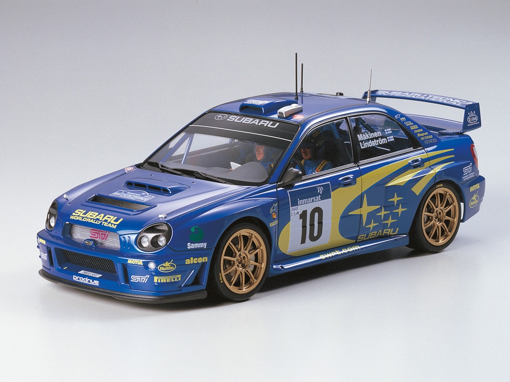 タミヤ スバル インプレッサ WRC 2002 メーカー 塗装済 ボディ