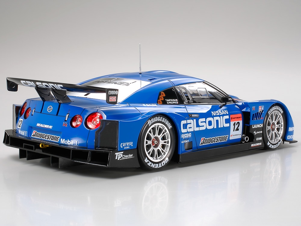 タミヤ　1/24 CALSONIC IMPUL GT-R(R35)シュンコーデカール付き