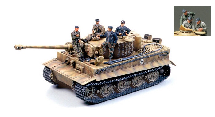 タミヤ スケール限定商品 1/35 ドイツ タイガーⅠ 後期型 エース・戦車