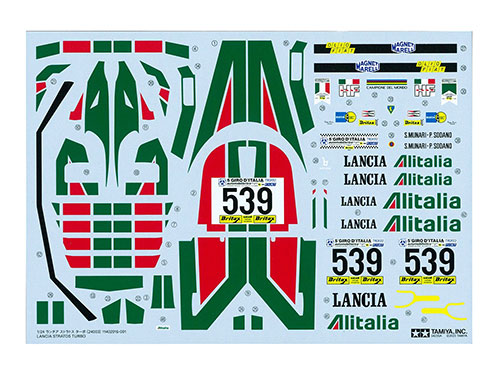 タミヤ スケール限定商品 1/24 ランチア ストラトス ターボ | タミヤ