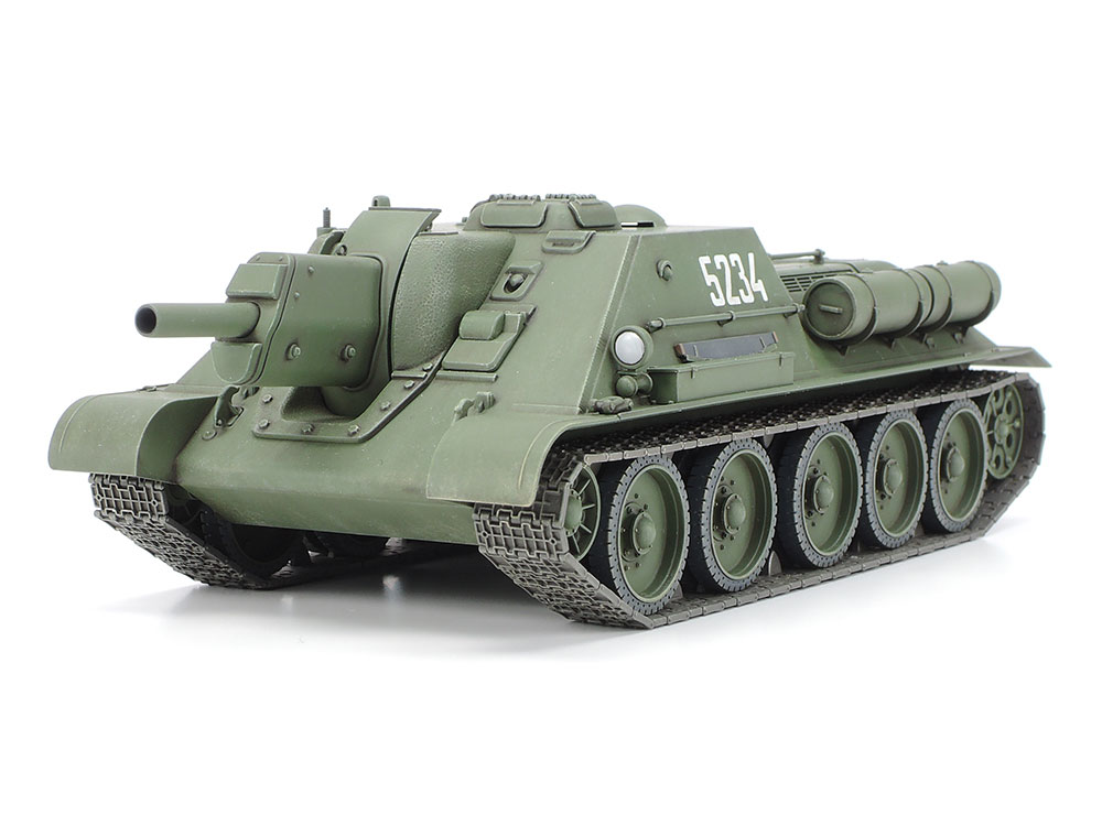 タミヤ 1/48 ミリタリーミニチュアシリーズ ソビエト自走砲 SU-122