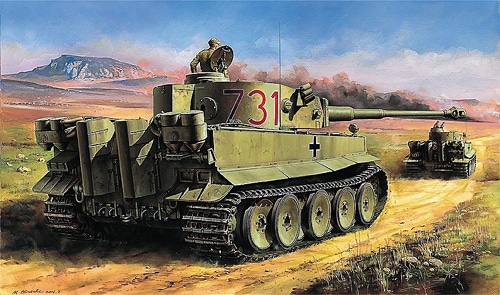 タミヤ 1/48 ミリタリーミニチュアシリーズ ドイツ重戦車 タイガーI極