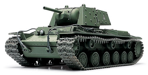 【超希少。年代モノ】タミヤ プラモデル ソビエト軍 KV-1戦車（C型）