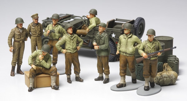 タミヤ 1/48 ミリタリーミニチュアシリーズ WWII アメリカ歩兵 前線休息セット | タミヤ