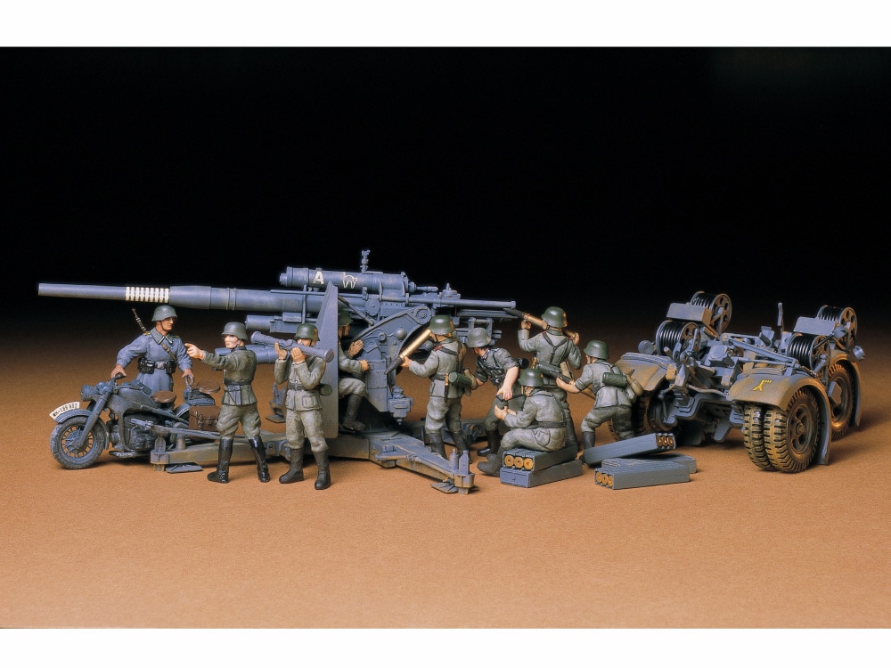 ドイツ軍 88ミリ砲 タミヤ 1/35 ジオラマ用 - daterightstuff.com