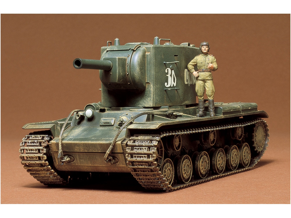 タミヤ 1/35 ミリタリーミニチュアシリーズ ソビエト重戦車 KV-II 