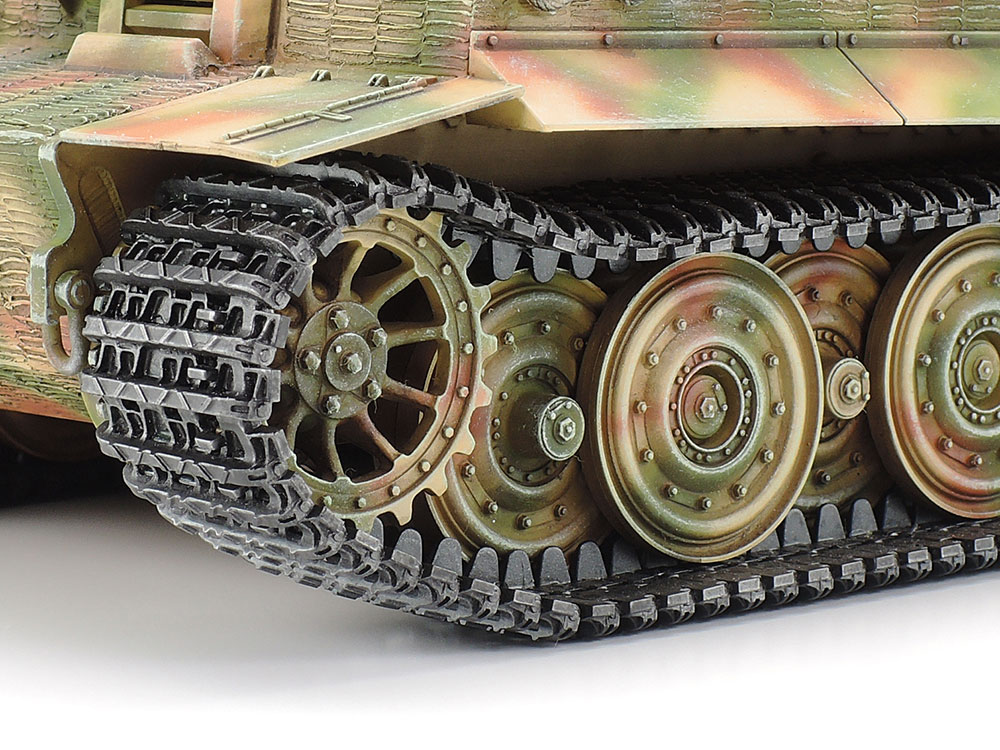 完成品プラモデル　タミヤ 35 ドイツ陸軍 重戦車 タイガーI型 中期生産型