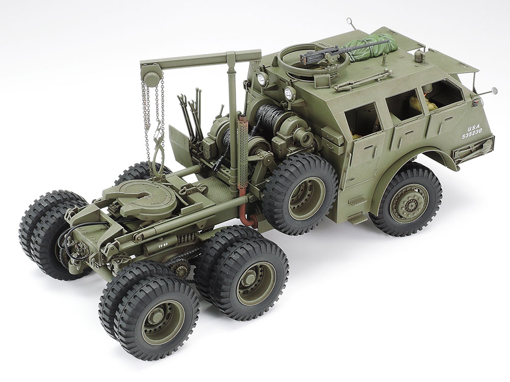 プラモデル完成品　タミヤ　アメリカ陸軍　ドラゴンワゴン　戦車運搬車　1/35