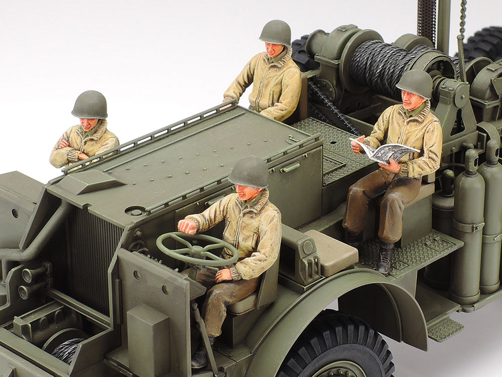 プラモデル完成品　タミヤ　アメリカ陸軍　ドラゴンワゴン　戦車運搬車　1/35