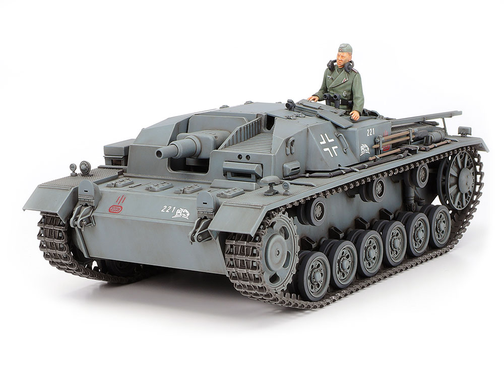 タミヤ 1/35 ミリタリーミニチュアシリーズ ドイツ III号突撃砲B型 ...