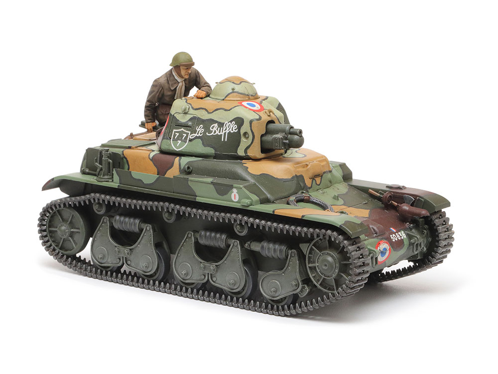 タミヤ1/35 フランス軽戦車　R35  プラモデル完成品