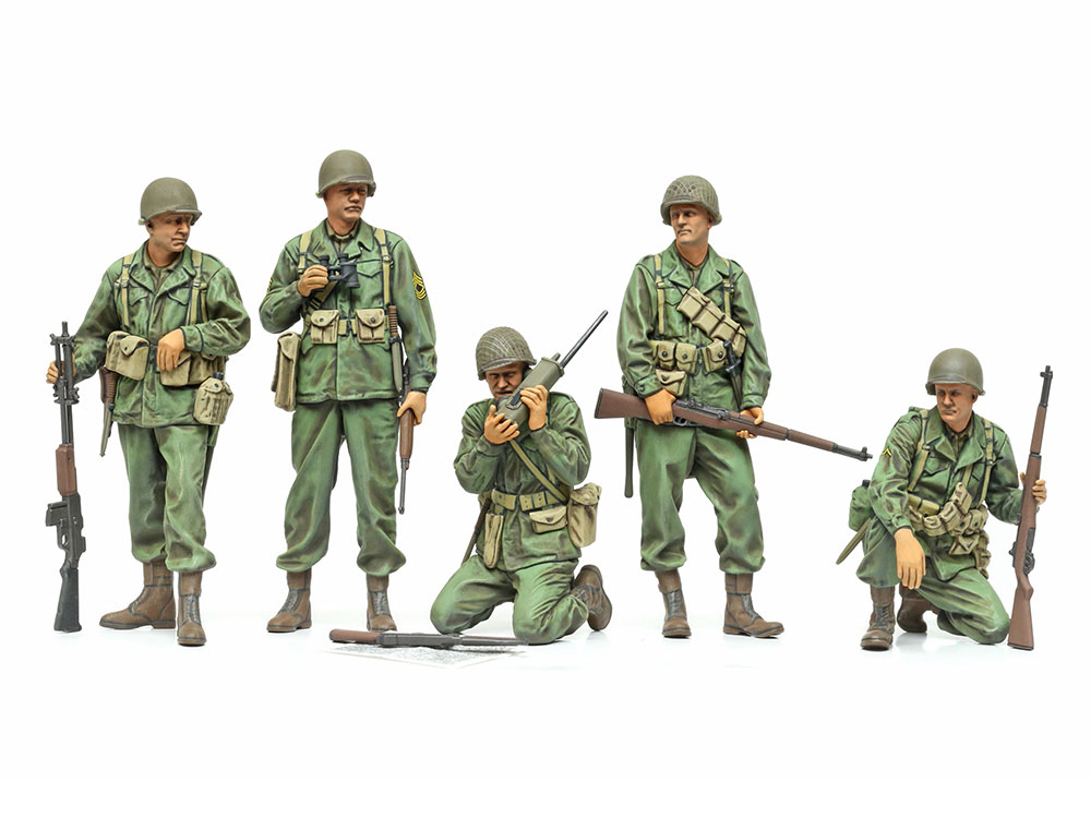 タミヤ 1/35 ミリタリーミニチュアシリーズ 1/35 アメリカ歩兵