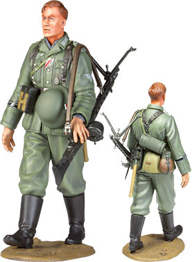 タミヤ 1/16 ワールドフィギュアシリーズ WWII ドイツ国防軍歩兵 