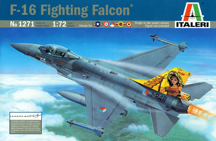 イタレリ 1/72飛行機 1271S 1/72 F-16 ファイティングファルコン | タミヤ
