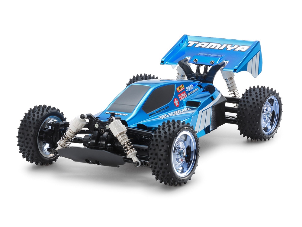 1 10RC ネオスコーチャー4WD箱付き 純正プロポ付き、バッテリー無し 