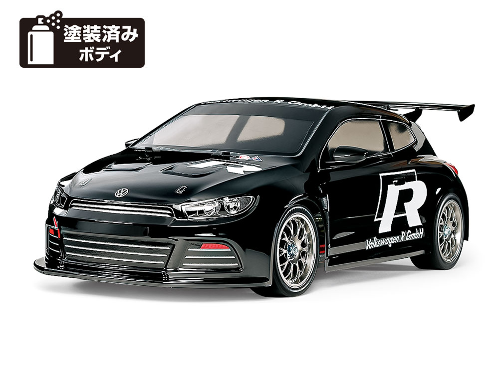 タミヤ Rc特別企画商品 1 10rc フォルクスワーゲン シロッコgt 塗装済みブラックボディ Tt 01シャーシ Type E タミヤ